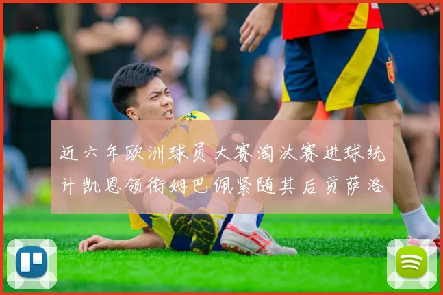 近六年欧洲球员大赛淘汰赛进球统计凯恩领衔姆巴佩紧随其后贡萨洛表现不俗
